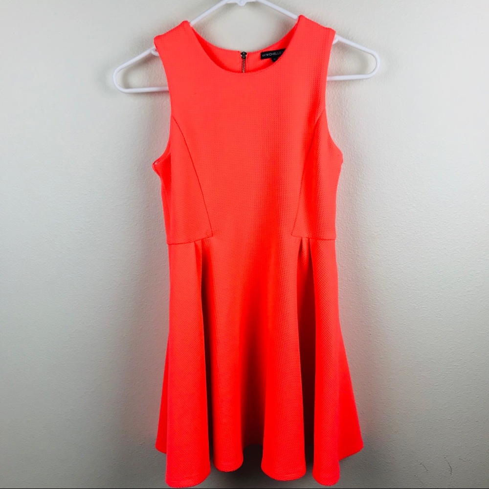 My Michelle girls orange sleeveless dress size 12